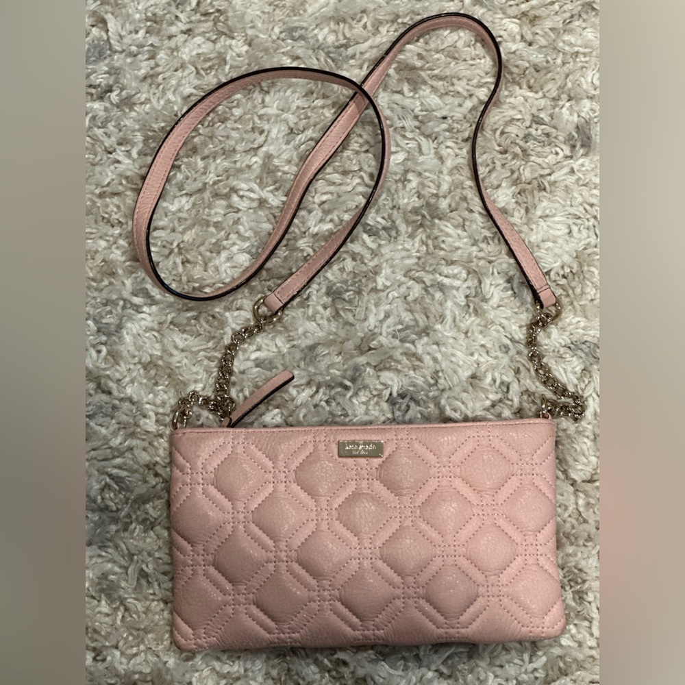 Kate Spade Pink Small Crossbody with Gold Hardware